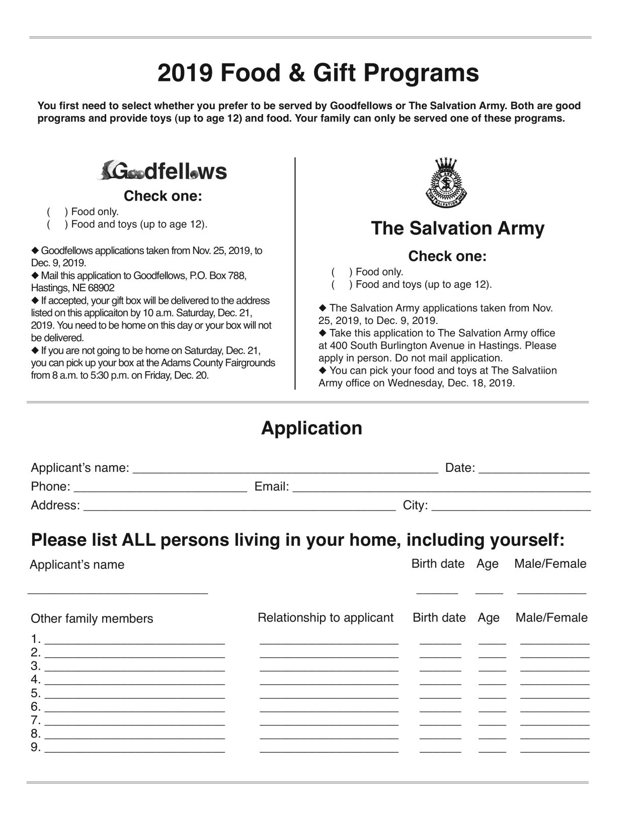 Goodfellows Application